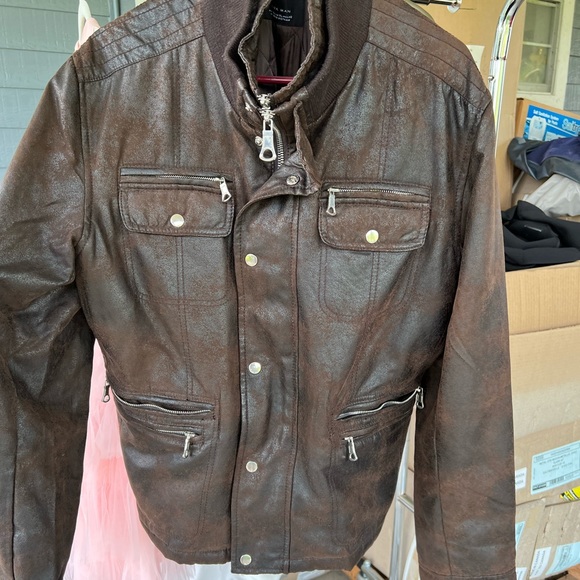 Zara Jackets & Coats Zara Mens Leather Jacket Poshmark